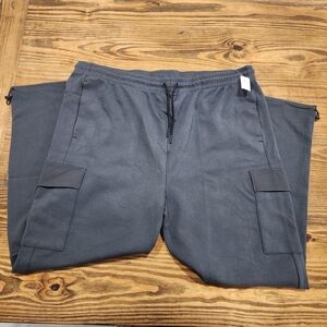 Old Navy Dynamic Fleece 4.0 Cinched Cargo Pants 2XL Panther NWT